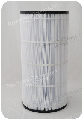 A white filter is shown with the words revolution ozone.